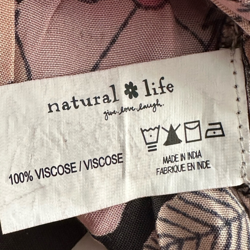 Natural Life Floral Tiered Maxi V-Neck NWT - Picture 6 of 7